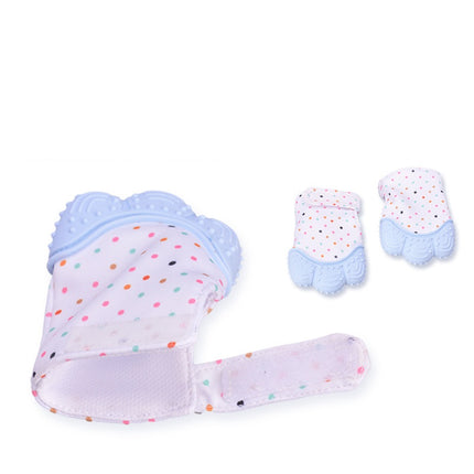 Baby Teething Mitten – Food Grade Silicone Self-Soothing Teether Glove – Anti-Bite & Pain Relief Molar Toy for Toddlers
