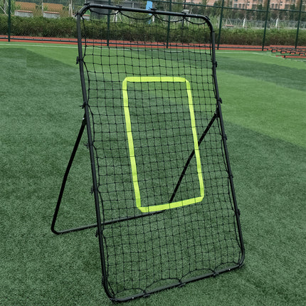 Multi-Sport Adjustable Rebounder Net – Heavy Duty Steel Frame Training Goal for Soccer, Baseball & Lacrosse Practice