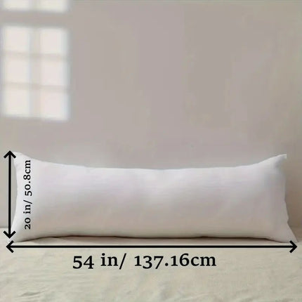 Premium Body Pillow for Side Sleepers – Extra Long Full Body Support Pillow – Soft Breathable Sleeping Pillow for Pregnancy & Back Pain Relief