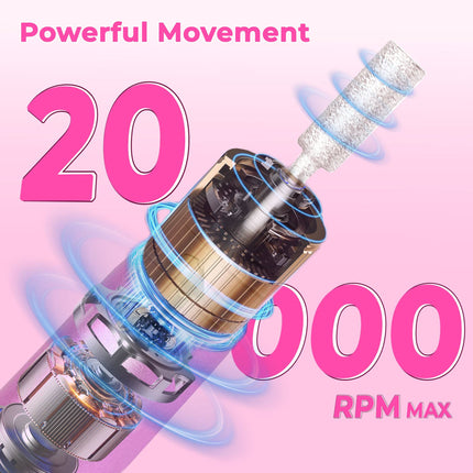 ProTouch™ Portable Electric Nail Drill – Professional Manicure & Pedicure Machine with 6 Bits