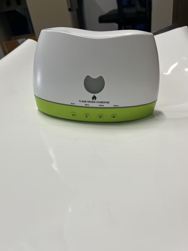 Essential Oil Diffuser with Flame Light – Ultrasonic Cold Mist Humidifier for Baby & Home – Aromatherapy Fragrance Diffuser – USB Powered