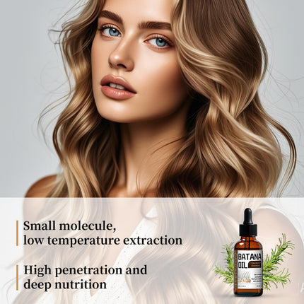 Mysense™ Organic Batana Oil Hair Growth Serum – With Castor & Coconut Oil