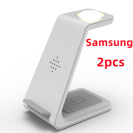 3-in-1 Fast Wireless Charging Station – Foldable Magnetic Charging Dock for iPhone, Apple Watch & AirPods – Universal Quick Charge Stand