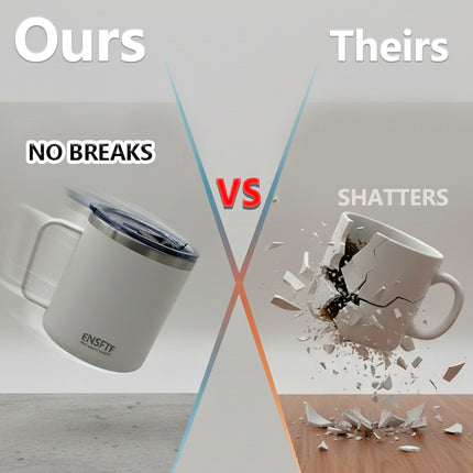 40 oz Clear Tritan™ Insulated Tumbler with Handle – BPA-Free & Shatterproof Travel Mug with Straw