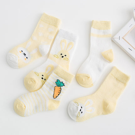 Ultra-Soft Breathable Baby Socks – Premium Cotton Rich Daily Socks – Non-Slip Comfort Fit for Infants & Toddlers