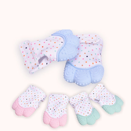 Baby Teething Mitten – Food Grade Silicone Self-Soothing Teether Glove – Anti-Bite & Pain Relief Molar Toy for Toddlers