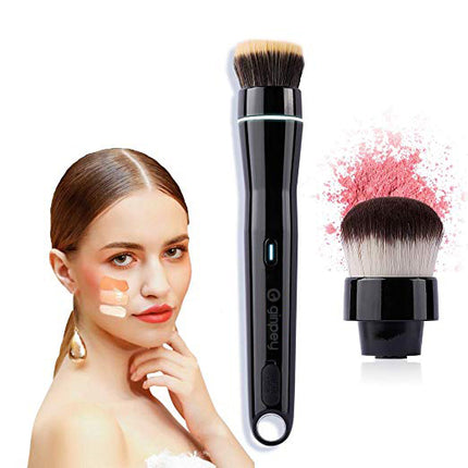 360° Electric Rotating Makeup Brush – Professional Airbrush Finish