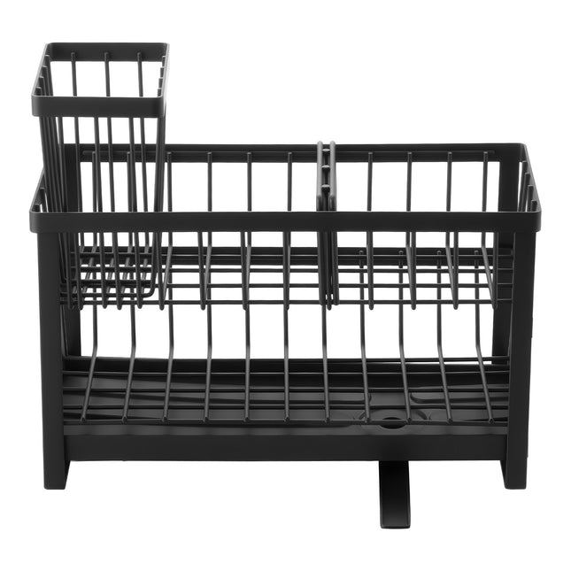 Modern Kitchen Sink Caddy Organizer – Sponge & Brush Holder with Removable Drain Tray – Rust-Proof Countertop Storage Rack
