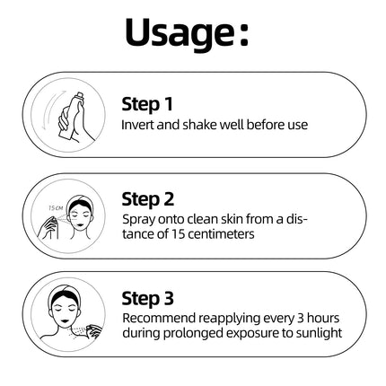 Crystal Clear Sunscreen Spray SPF 50+ – Invisible & Refreshing UV Shield