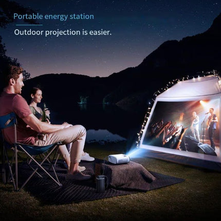 Portable Mini HD Projector – Pocket-Sized Home Cinema Video Projector – Multimedia Movie Player for Kids, Travel, Camping & Indoor Fun