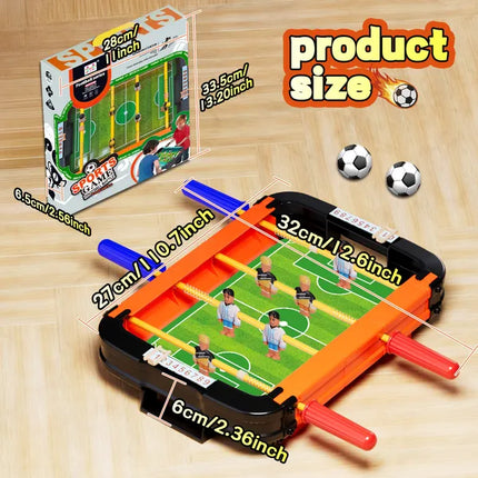 Interactive Tabletop Football Game – Portable Mini Soccer Field for Family Fun & Game Night Entertainment