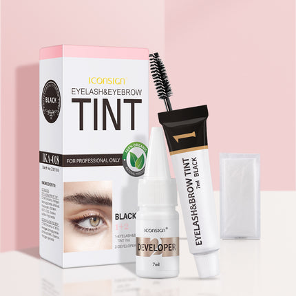 Iconsign Professional Eyelash & Brow Tint Kit – Long-Lasting Dye System