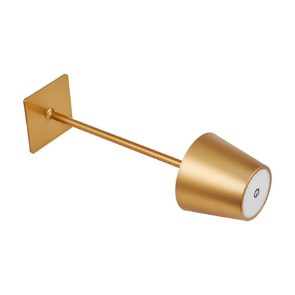 2-Pack Cordless Table Lamp with 5200mAh Battery – Rechargeable Gold Desk Lamp – Waterproof IP54 Night Light for Indoor & Outdoor