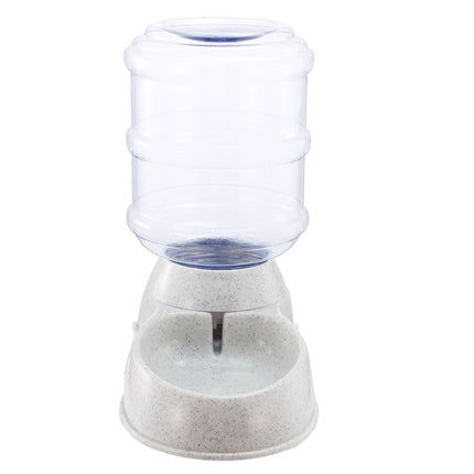 3.5L Self-Dispensing Pet Waterer – Automatic Gravity Water Fountain for Dogs & Cats – 1 Gallon Large Capacity Watering Station