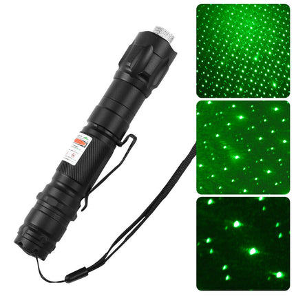 High-Power Green Laser Pointer – USB Rechargeable Professional Presentation Pen – Visible Green Beam for Astronomy & Outdoor Activities