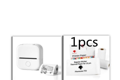 Mini Portable Thermal Printer - Wireless Bluetooth Pocket Printer for Photos, Study Notes & Labels - Inkless Mobile Photo Printer for iOS & Android