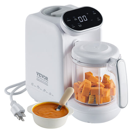 Professional Baby Food Puree Maker – BPA-Free Tritan Steamer Blender – 430W Powerful Food Processor for Healthy Baby Meals