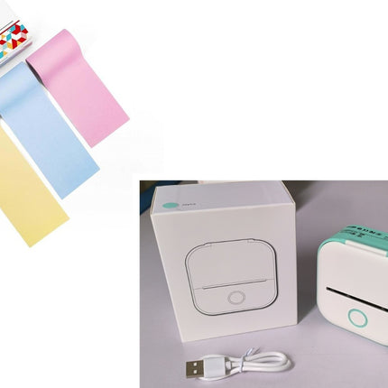 Mini Portable Thermal Printer - Wireless Bluetooth Pocket Printer for Photos, Study Notes & Labels - Inkless Mobile Photo Printer for iOS & Android