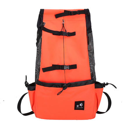 Hands-Free Dog Carrier Backpack – Legs Out Front-Facing Pet Carrier – Breathable & Adjustable Travel Bag for Small & Medium Dogs & Cats