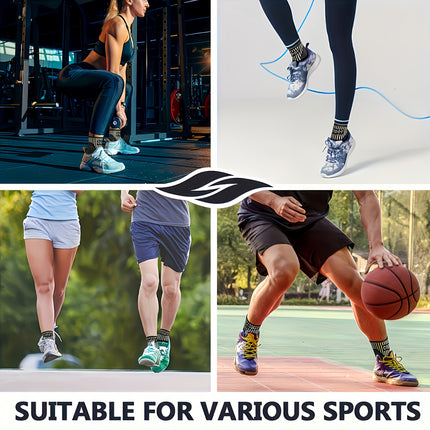 Copper-Infused Ankle Support Sleeves – Compression Socks for Arch & Heel Stabilization – Moisture-Wicking Foot Sleeve for Recovery, Pain Relief & Sports