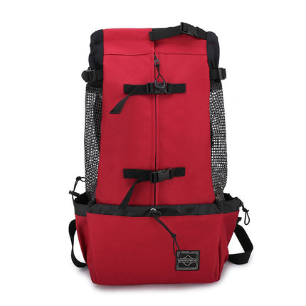Hands-Free Dog Carrier Backpack – Legs Out Front-Facing Pet Carrier – Breathable & Adjustable Travel Bag for Small & Medium Dogs & Cats