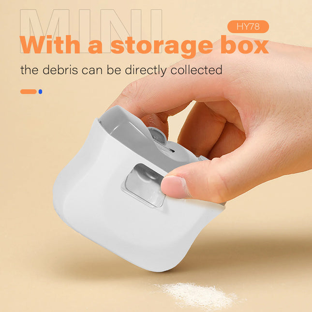 2-in-1 Electric Smart Nail Clippers – Automatic Nail Trimmer & Grinder with LED Light – Safe & Precise Fingertip Grooming for Kids, Seniors & Adults