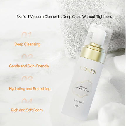 Velvet Touch Amino Acid Cleansing Mousse – Deep Pore Detox