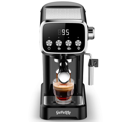 20-Bar Ultra-Slim Espresso Machine – Modern Touch Control – Professional Espresso Maker with Milk Frother & Cup Warmer