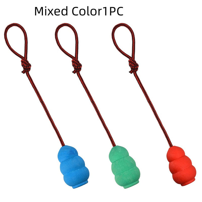 Interactive Suction Cup Dog Toy – Self-Playing Tug-of-War Rope Toy – Natural Rubber Molar Ball for Teeth Cleaning & Solo Play