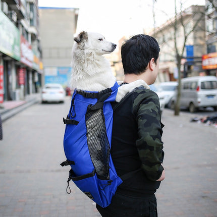 Hands-Free Dog Carrier Backpack – Legs Out Front-Facing Pet Carrier – Breathable & Adjustable Travel Bag for Small & Medium Dogs & Cats