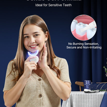 Complete 32-LED Wireless Teeth Whitening Set – 15-Minute Fast Stain Removal Professional Kit