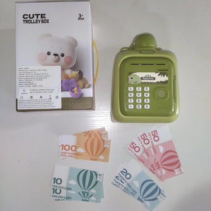 Luggage Piggy Bank for Kids – Creative Suitcase Shape Money Box – Interactive Savings Bank with Fun Sound Effects – Unique Travel-Themed Birthday Gift