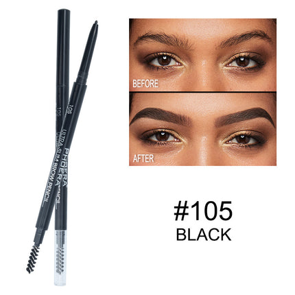 Phoera Slim-Edge Eyebrow Pencil – 24H Waterproof & Natural Finish