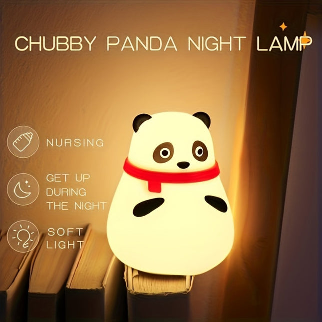 Cute Silicone LED Night Light – Rainbow Color Changing Lamp with Tap Control – Soft & Squishy USB Rechargeable Light – Perfect Christmas Gift for Girls & Boys