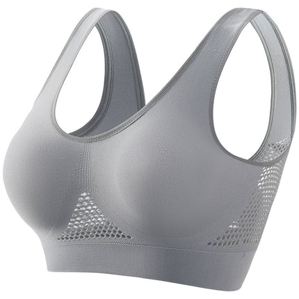 Non-Underwire Breathable Sports Bra – High-Support Seamless Workout Bra for Women – Moisture-Wicking Yoga & Fitness Top