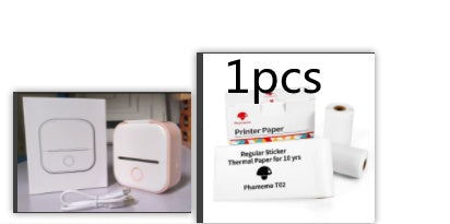 Mini Portable Thermal Printer - Wireless Bluetooth Pocket Printer for Photos, Study Notes & Labels - Inkless Mobile Photo Printer for iOS & Android