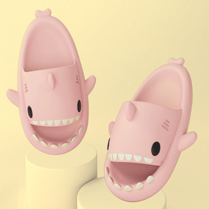 Original Shark Slides – Funny Cartoon Shark Slippers for Adults – Cloud-Feel Soft Sole Non-Slip Sandals for Indoor & Outdoor