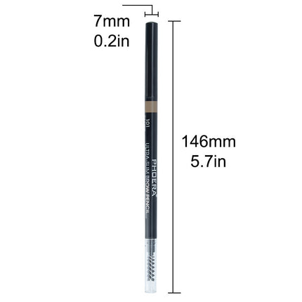 Phoera Slim-Edge Eyebrow Pencil – 24H Waterproof & Natural Finish