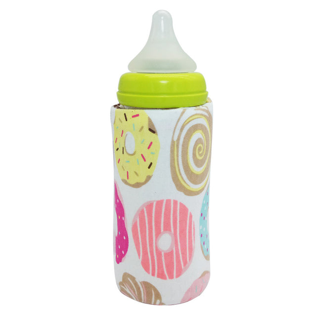 USB Portable Baby Bottle Warmer – Travel Insulated Milk Heater Sleeve – Fast-Heating Bottle Cover for Stroller, Car, and Outdoor Use