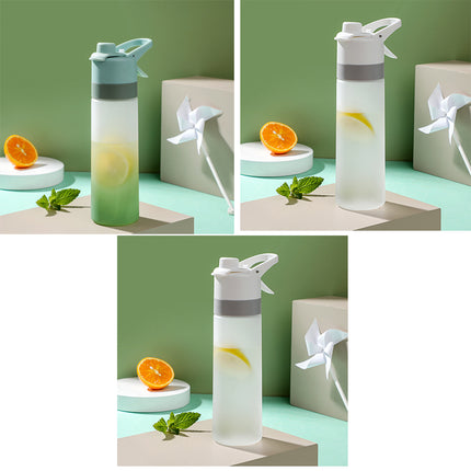 AquaMist™ Cooling Sports Bottle – Refreshing Spray & Drink Hydration Cup for Gym, Travel & Kids