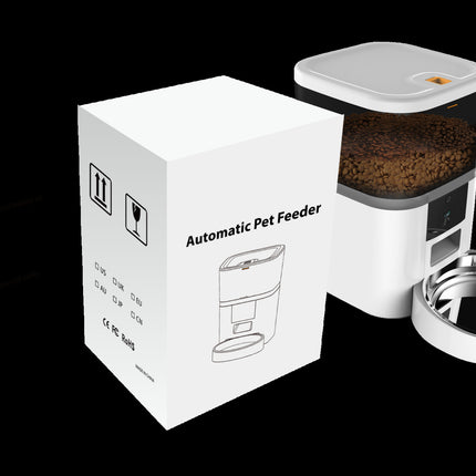 Smart WiFi Automatic Pet Feeder with 1080P HD Camera – Two-Way Audio & Night Vision – App Control Scheduled Feeding for Dogs & Cats