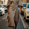Women's Batwing Sleeve Dress with Belt Detail and Loose Fit