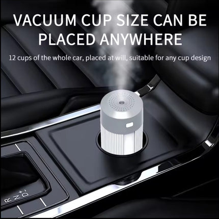 220ml Portable Mini Air Humidifier – Cool Mist Desktop Humidifier with Colorful LED Night Light – Ultra-Quiet USB Humidifier for Office & Car