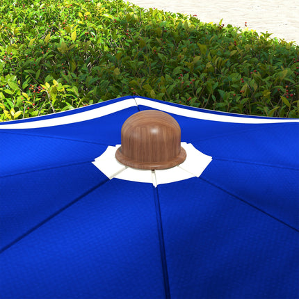 6.2ft Portable Beach Umbrella – Large Sun Shade for Travel – UV Protective Parasol with Tilt Mechanism & Carry Bag