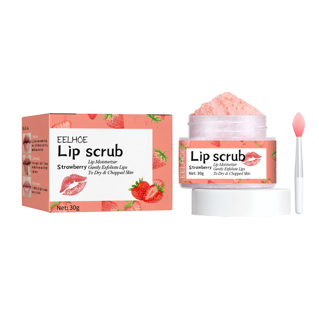 Anti-Crack Strawberry Lip Polish – Dead Skin Remover & Intense Moisture