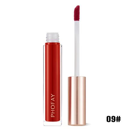 Phofay Silk-Finish Lip Gloss – Non-Tacky Mirror Glow