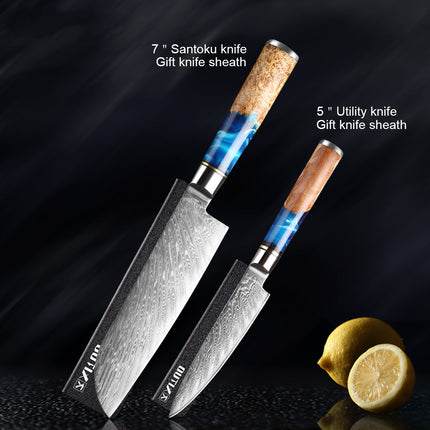 ProChef™ Ultimate Kitchen Knife Set – High-Carbon Stainless Steel Chef & Cleaver Trio
