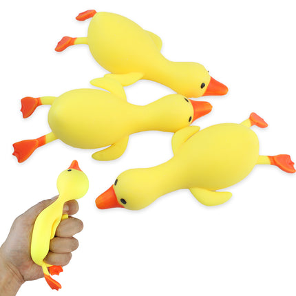 Giant Squeeze Duck Stress Relief Toys (3-Pack) – Super Soft Sensory Fidget Toy for Anxiety & Relaxation – Jumbo Yellow Duck Squishy Set for Kids & Adults