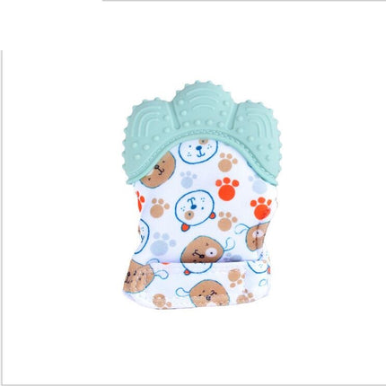 Baby Teething Mitten – Food Grade Silicone Self-Soothing Teether Glove – Anti-Bite & Pain Relief Molar Toy for Toddlers