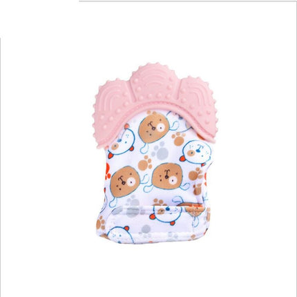 Baby Teething Mitten – Food Grade Silicone Self-Soothing Teether Glove – Anti-Bite & Pain Relief Molar Toy for Toddlers